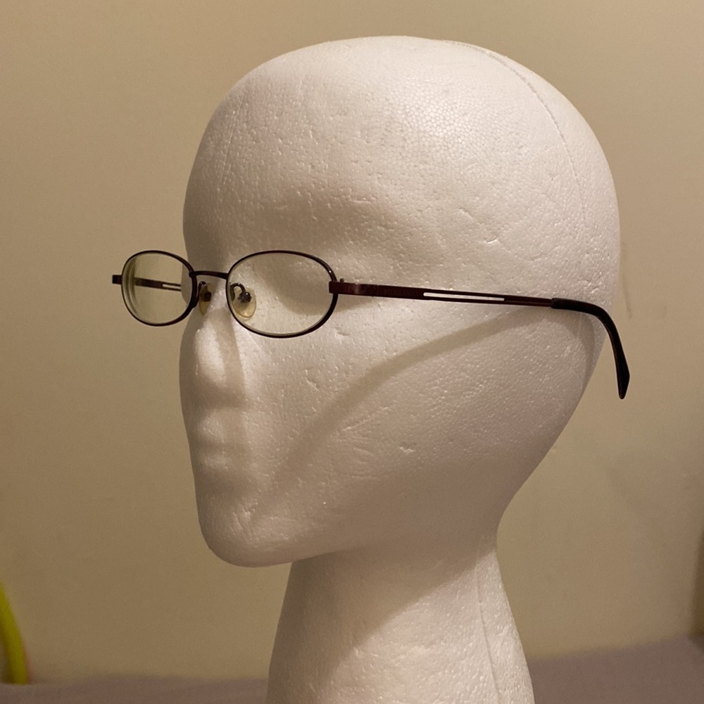 Burberry Elegant Brown Oval Eye Glasses Frame .